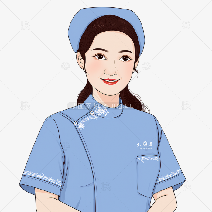 原创手绘护士