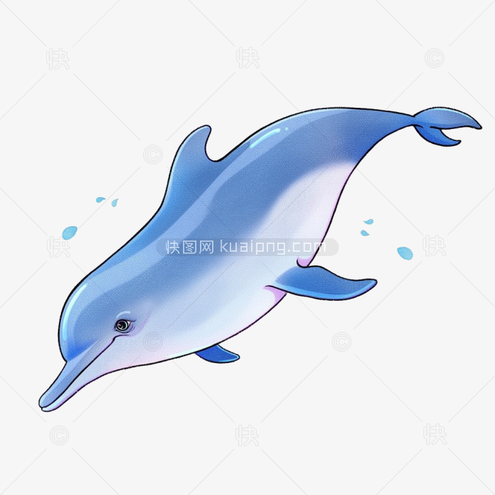 快图网原创卡通海豚