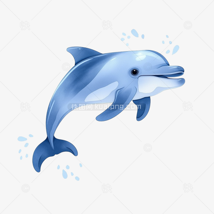 快图网原创卡通海豚