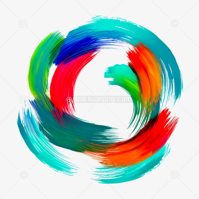 快图网原创彩色笔刷效果