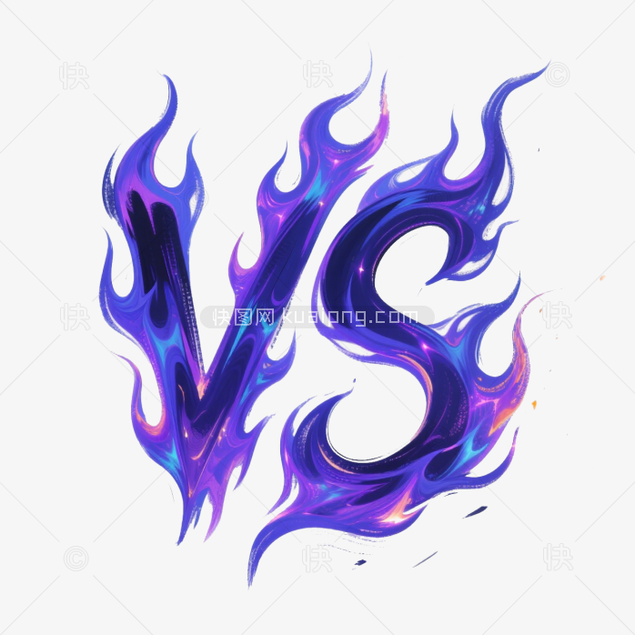 快图网原创火焰VS字体