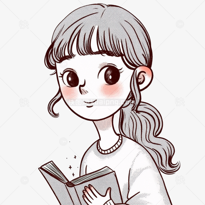 快图网原创卡通女生头像