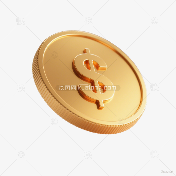 快图网原创漂浮金币