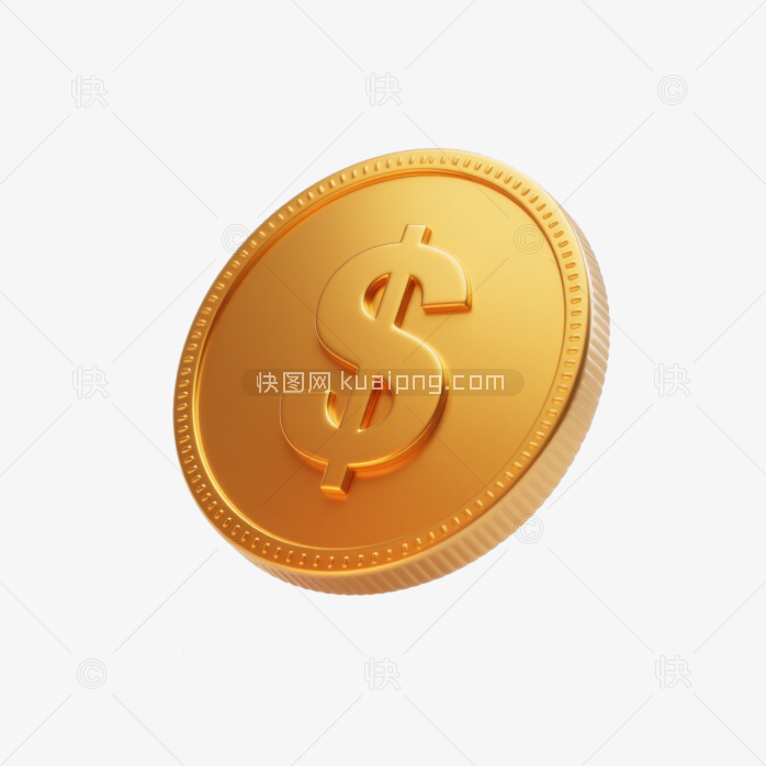 快图网原创漂浮金币