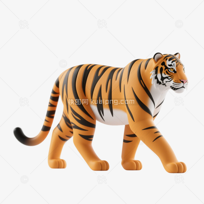 快图网原创3D老虎