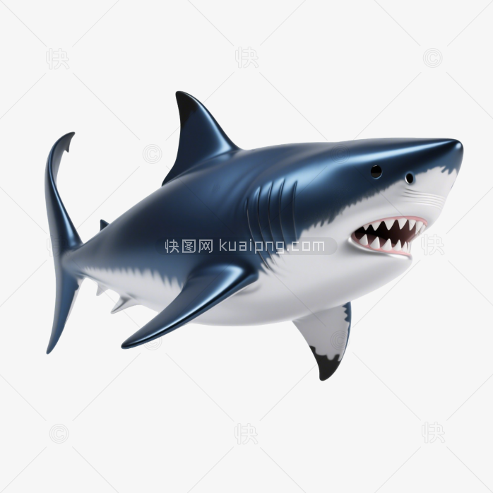 快图网原创3D鲨鱼