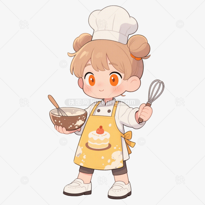 快图网原创卡通动漫女孩