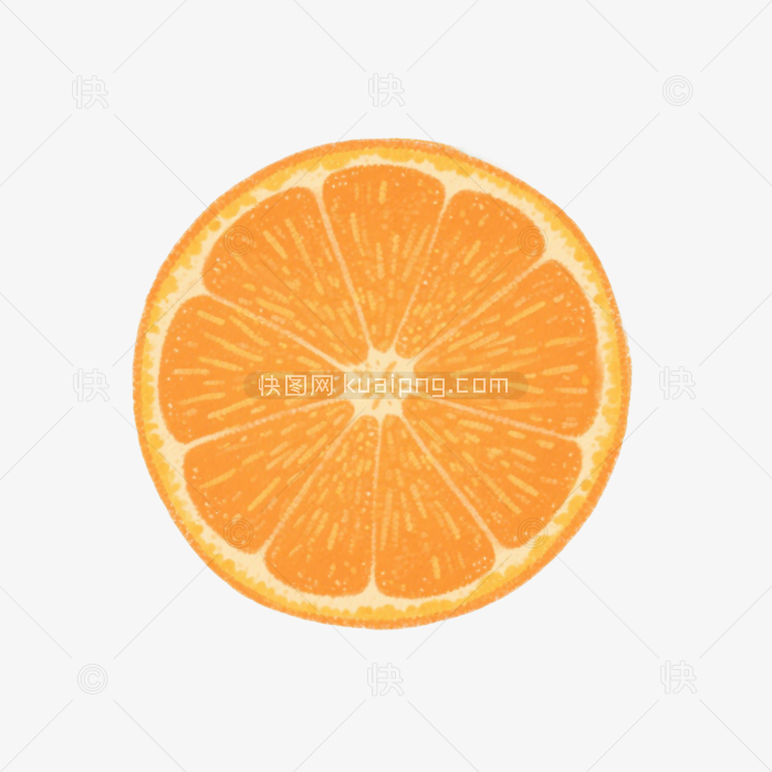 快图网原创卡通橙子