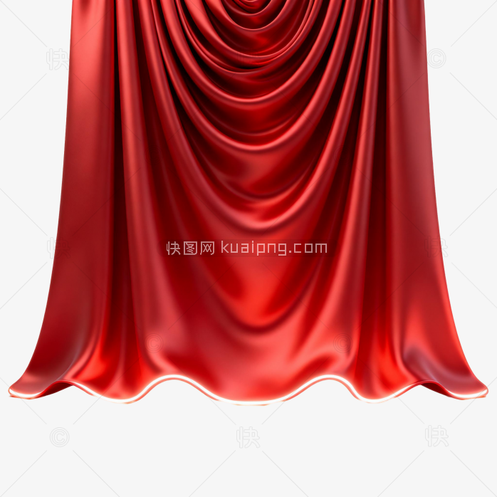 快图网原创红色帷幕