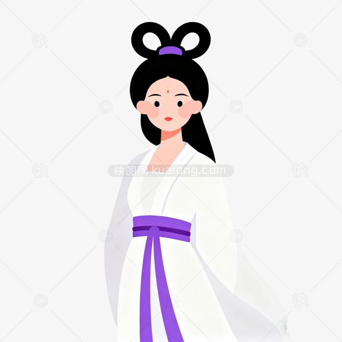 快图网原创手绘嫦娥