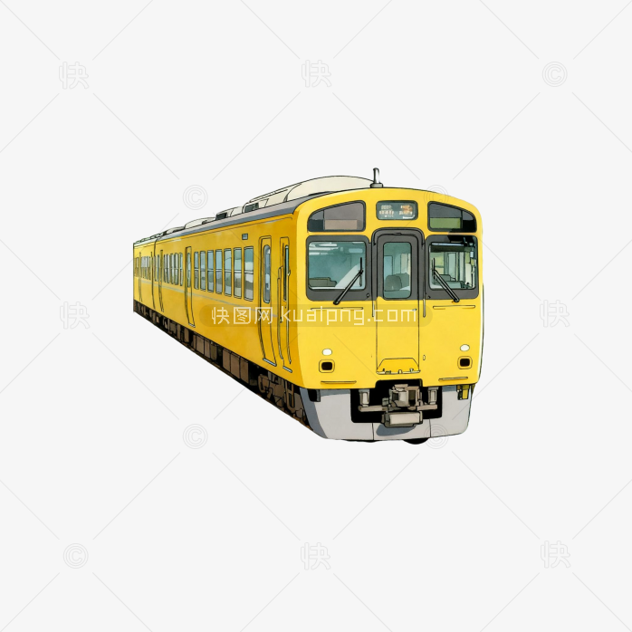 手绘卡通火车