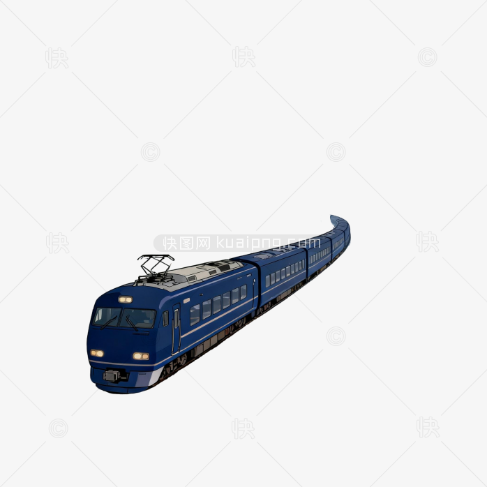 手绘卡通火车