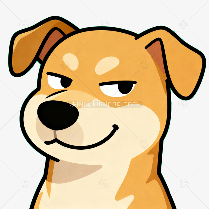 卡通狗表情