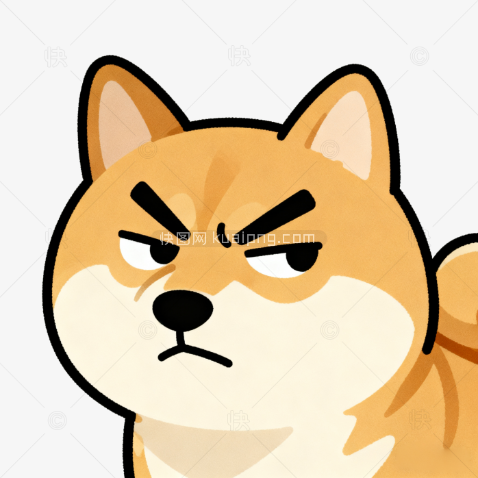 卡通狗表情