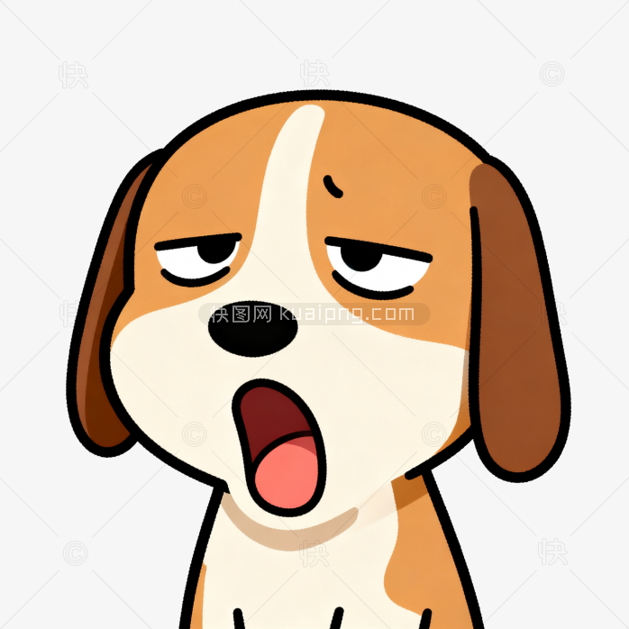 卡通狗表情