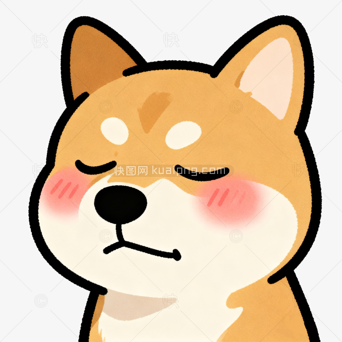 卡通狗表情