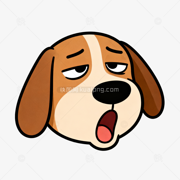 卡通狗表情