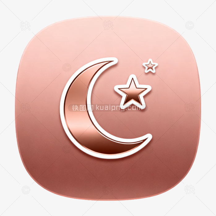 星星月亮图标