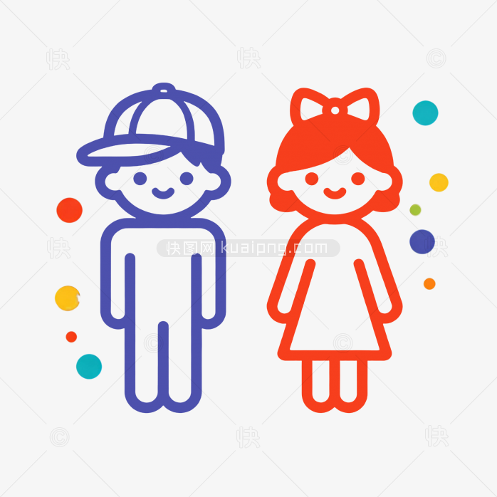 男女厕所图标
