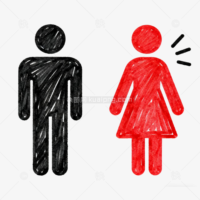 男女厕所图标