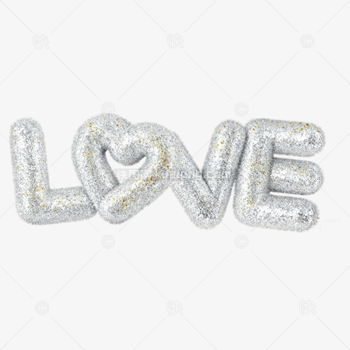 立体LOVE字体