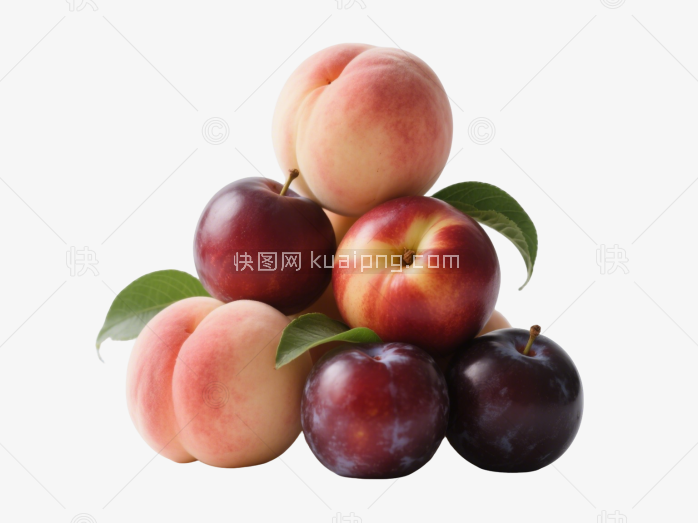 黑布林桃子苹果