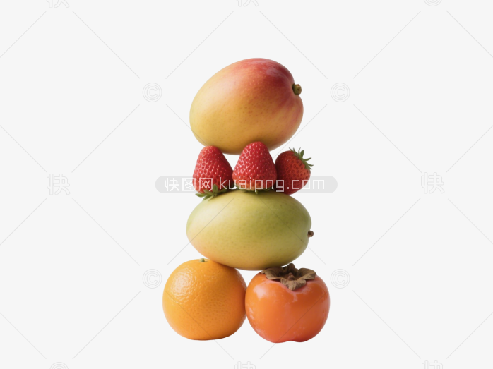 芒果草莓柿子