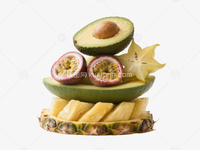 一堆水果食品