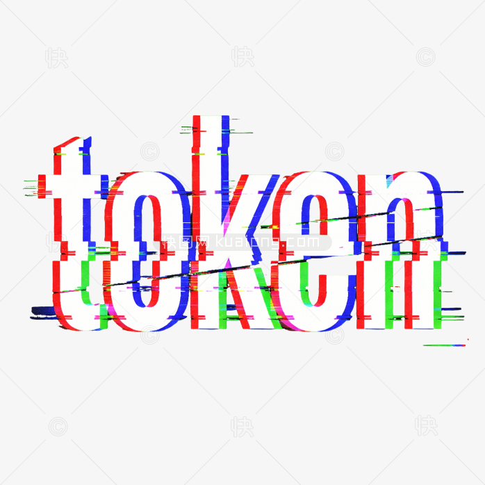 token艺术字科技字体