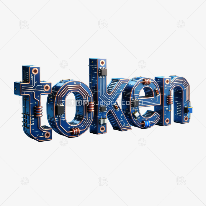创意字体token立体字