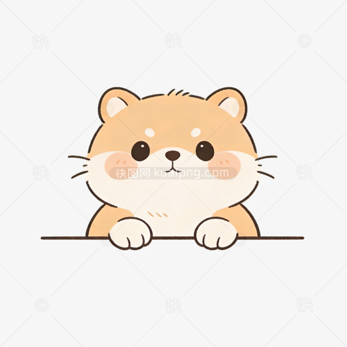 可爱卡通手绘原创动物