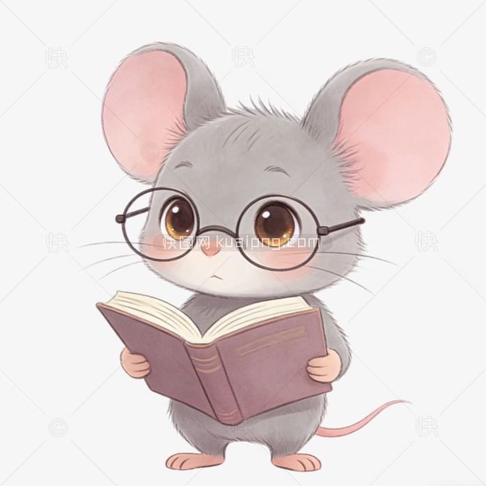 卡通形象手绘可爱动物