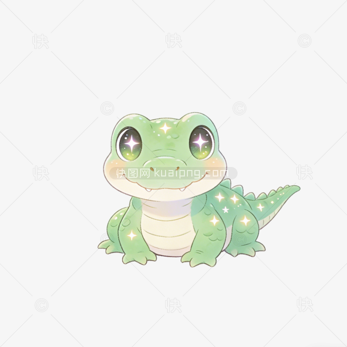 可爱动物卡通形象手绘