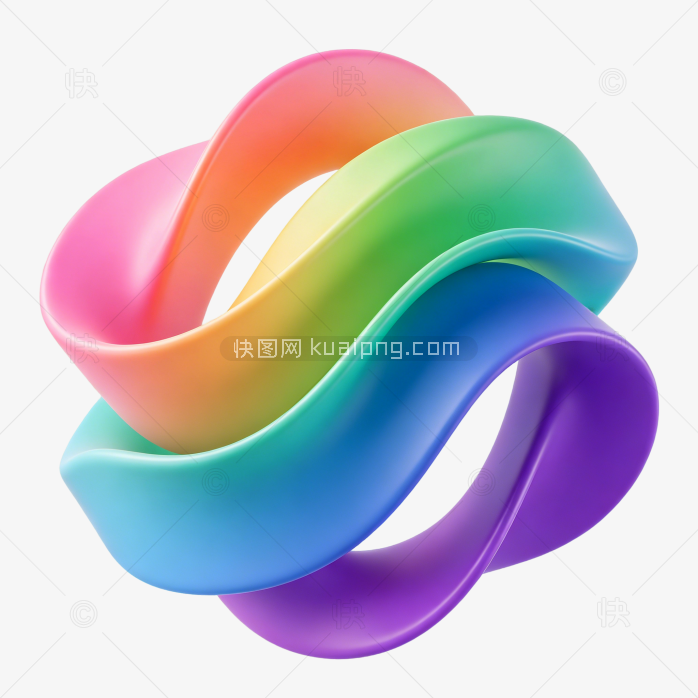 3D立体漂浮彩条