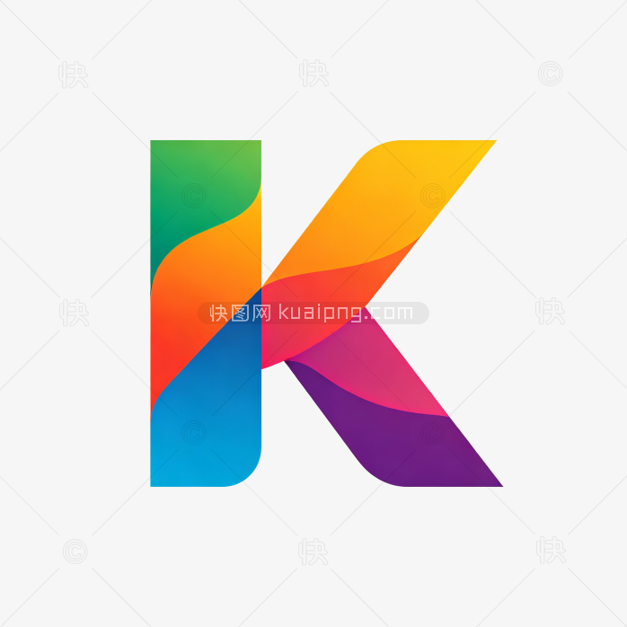 快图网原创字母K标志logo