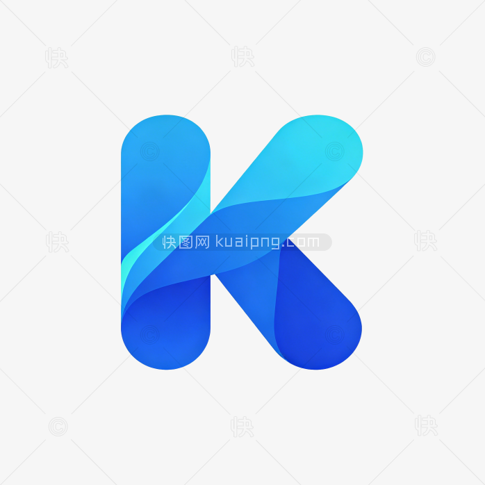 快图网原创字母K标志logo