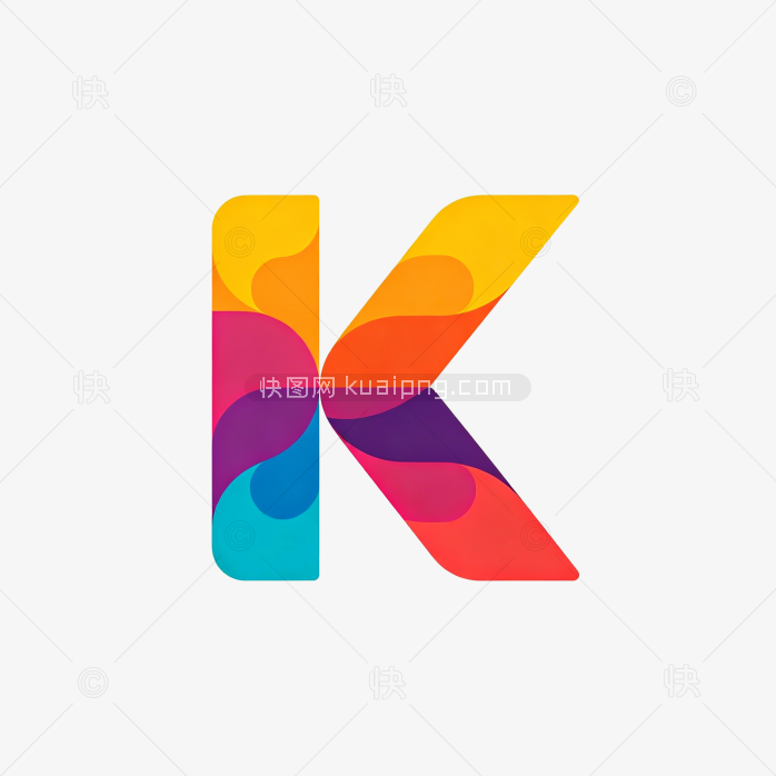 快图网原创字母K标志logo