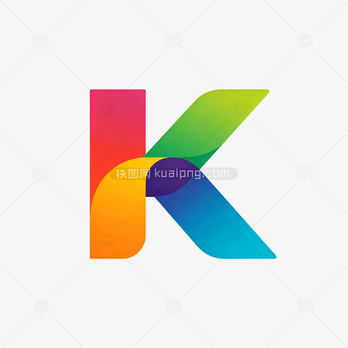 快图网原创字母K标志logo