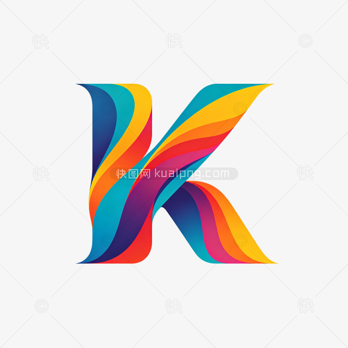 快图网原创字母K标志logo