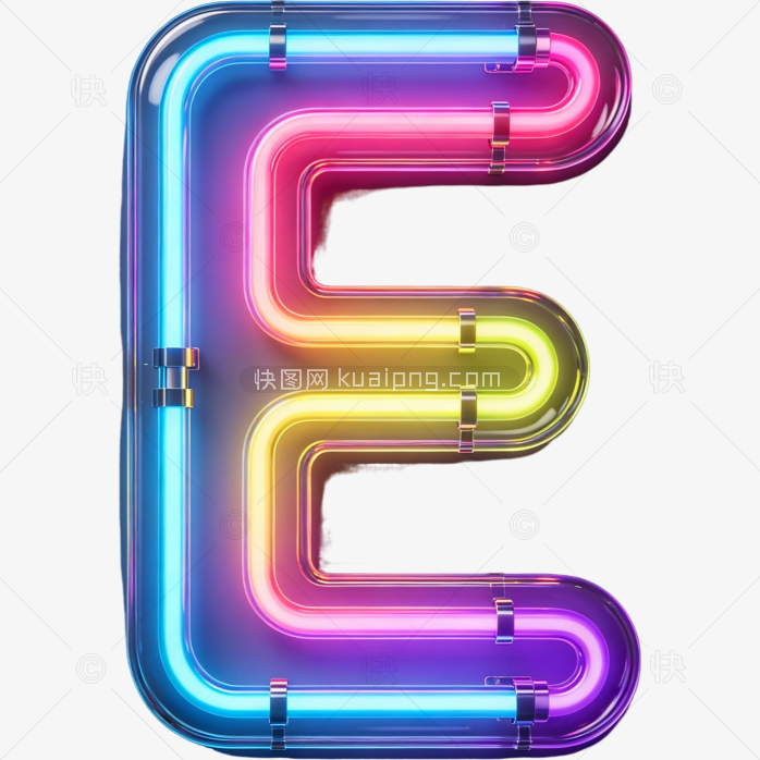 快图网原创字体原创字体字母 E