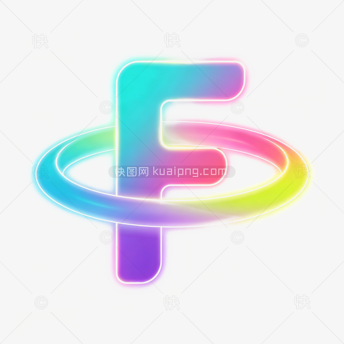 快图网原创字母F字体设计