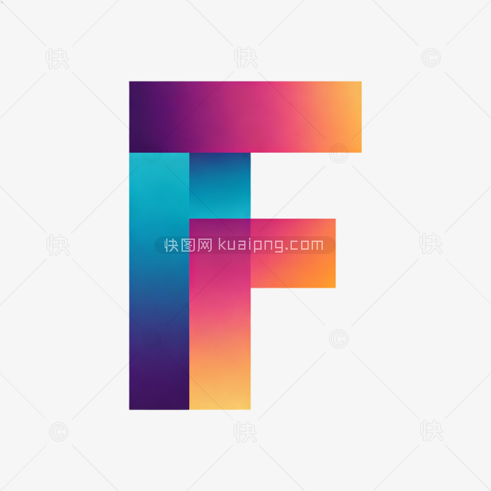 快图网原创字母F字体设计