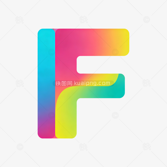 快图网原创字母F字体设计