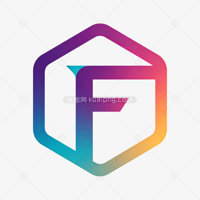快图网原创字母F标志字体设计