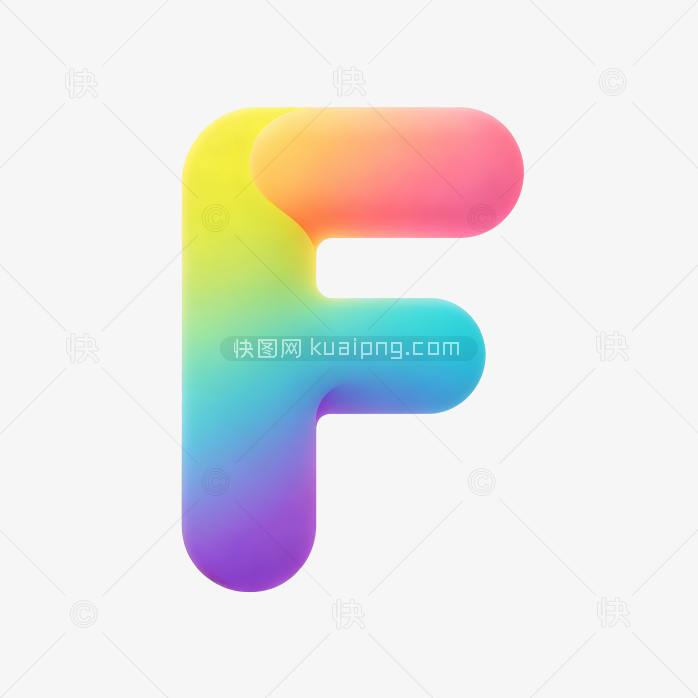 快图网原创字母F标志字体设计