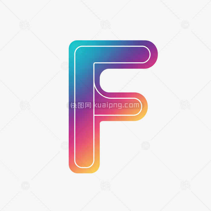快图网原创字母F标志字体设计