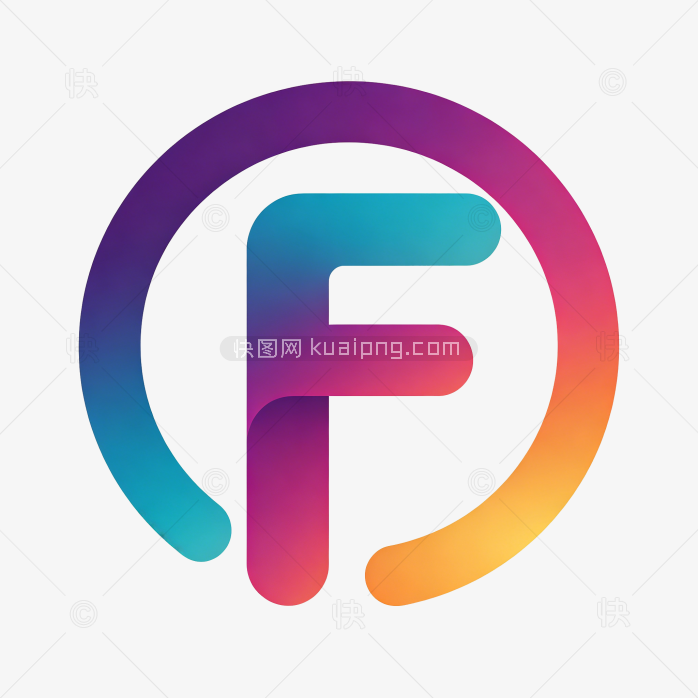快图网原创字母F字体设计