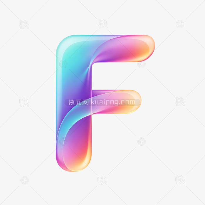 快图网原创字母F字体设计