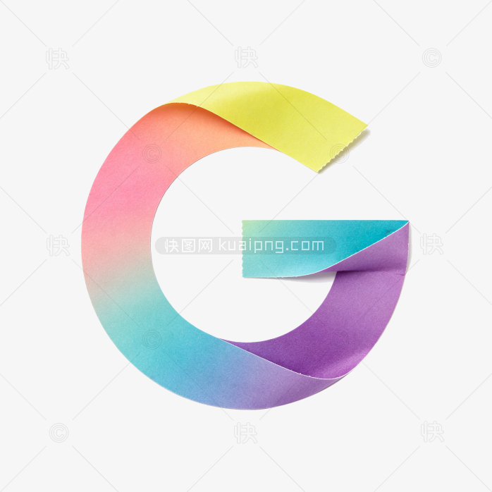 快图网原创彩色字母G开头的logo