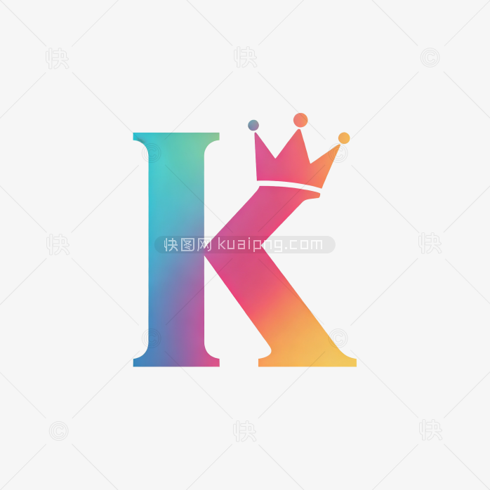 快图网原创创意字母K